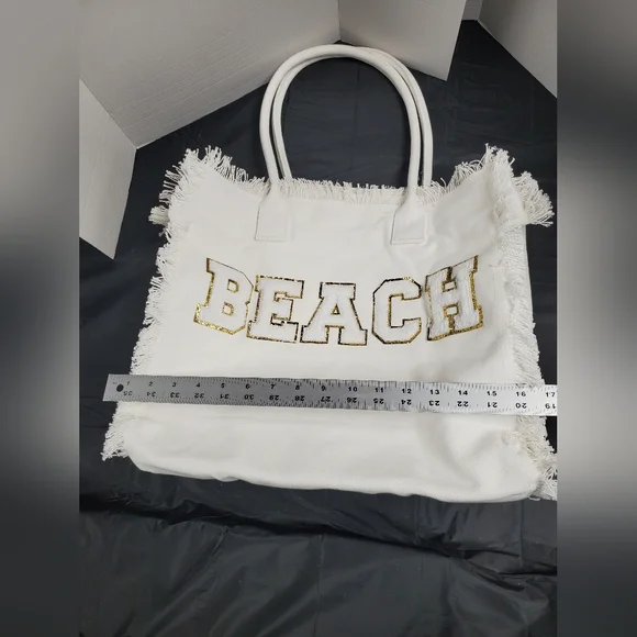 NWOT Women's Beach Shoulder Summer Tote Bag - Picture 4 of 12